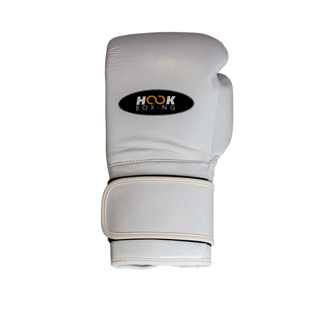 12oz White Strap Glove
