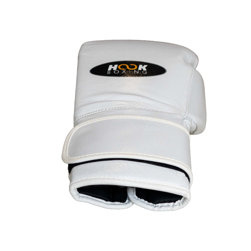 12oz White Strap Glove