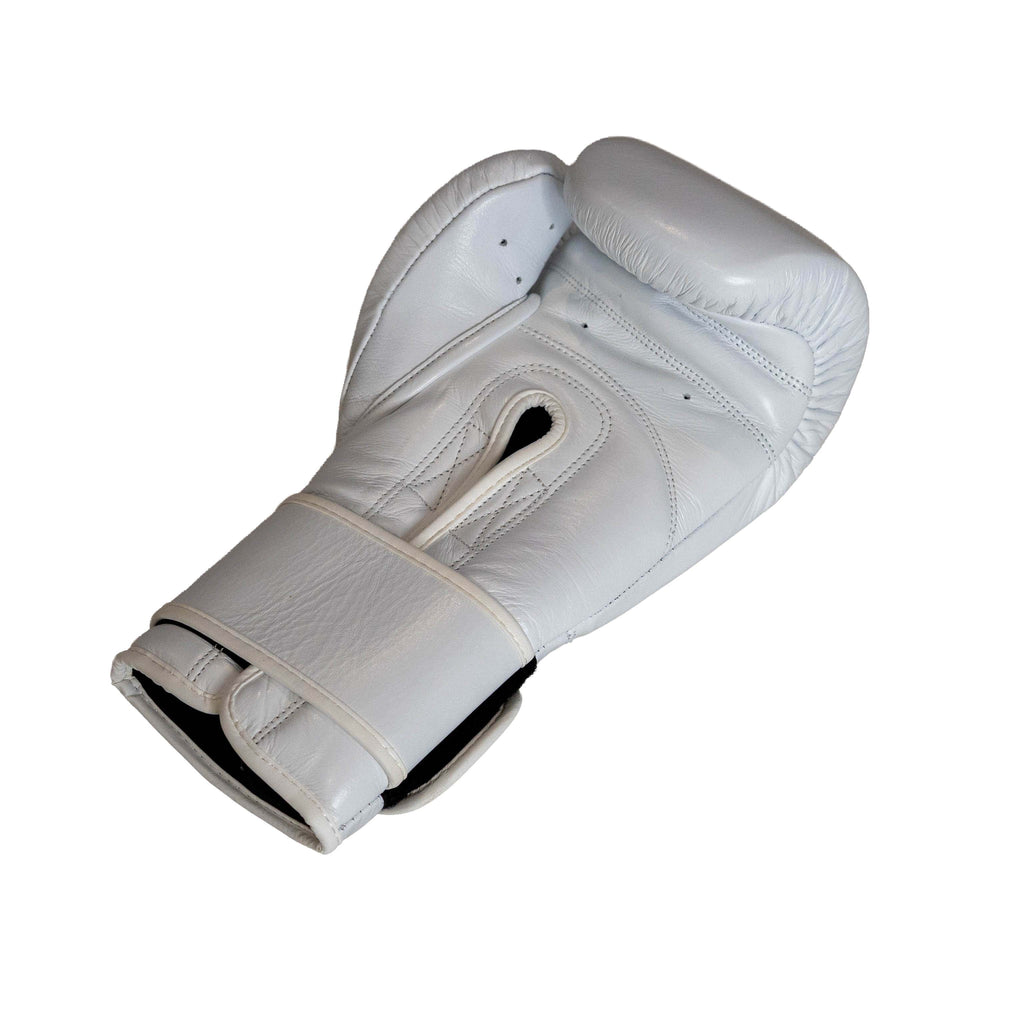 12oz White Strap Glove