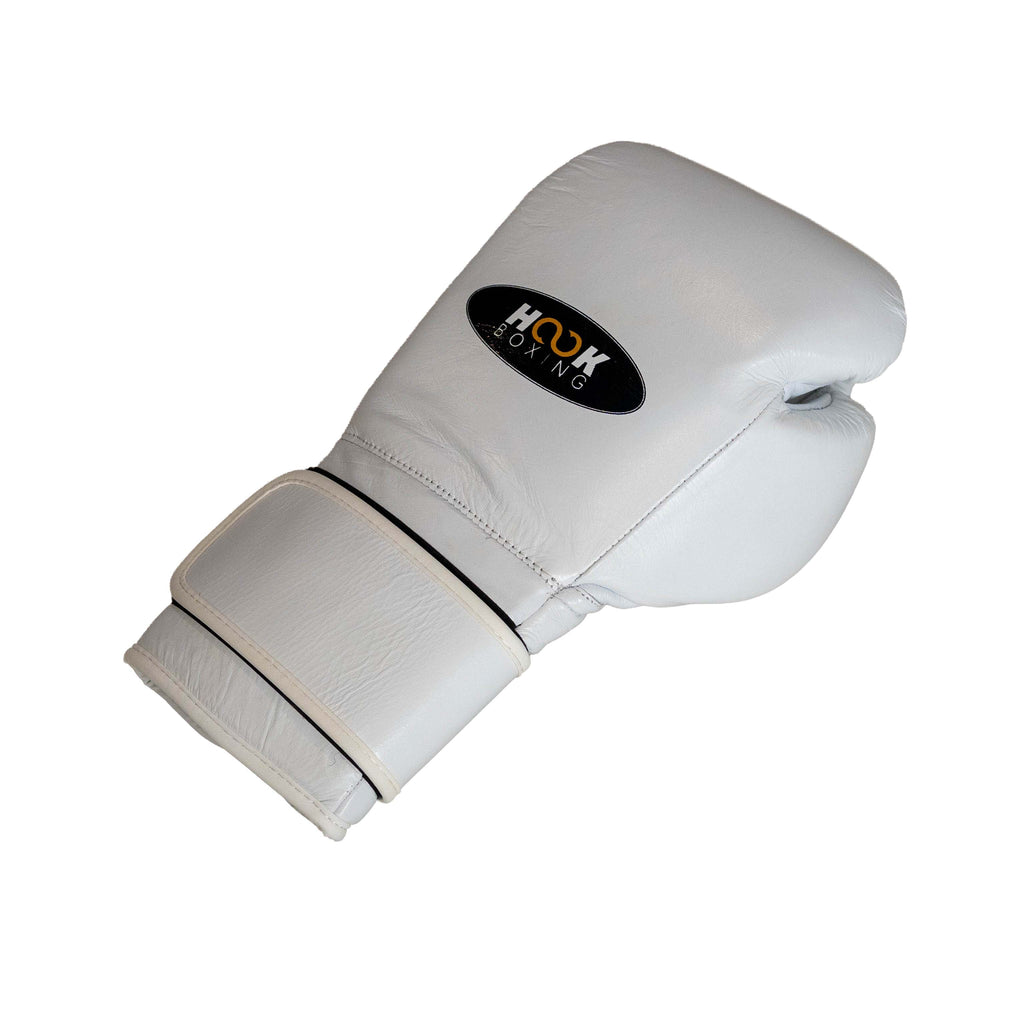 12oz White Strap Glove