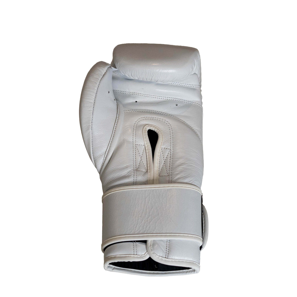 14oz White Strap Glove