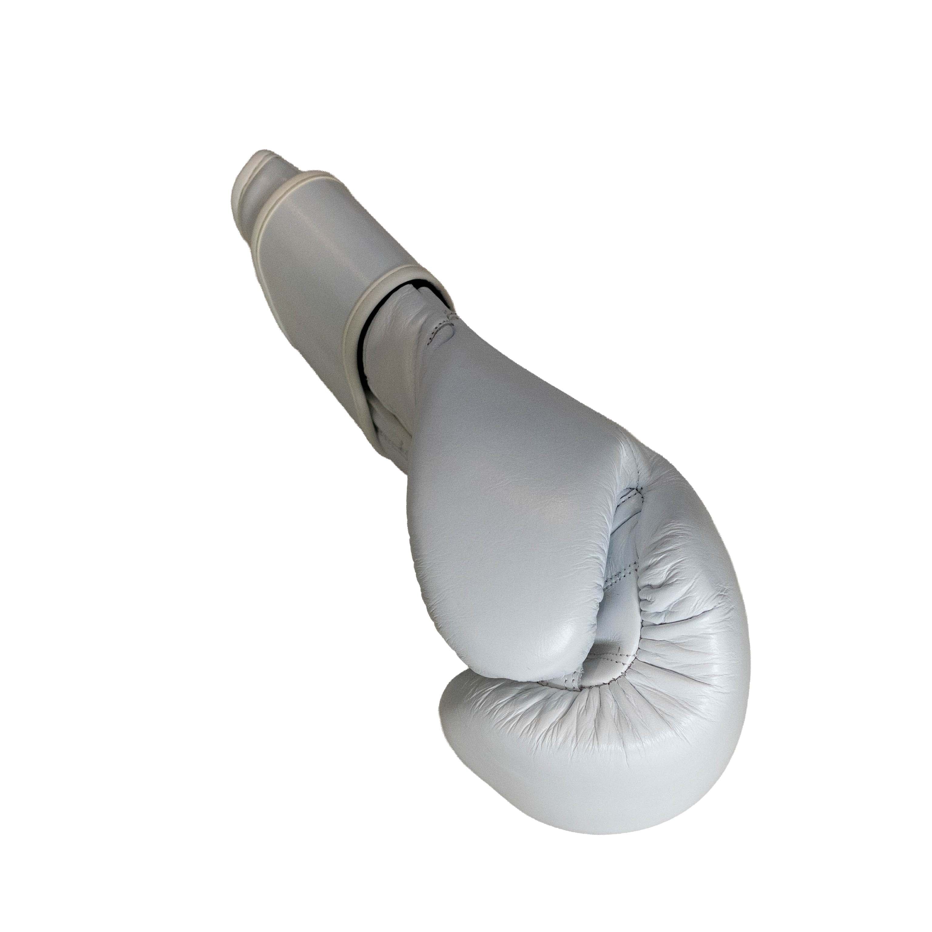 14oz White Strap Glove