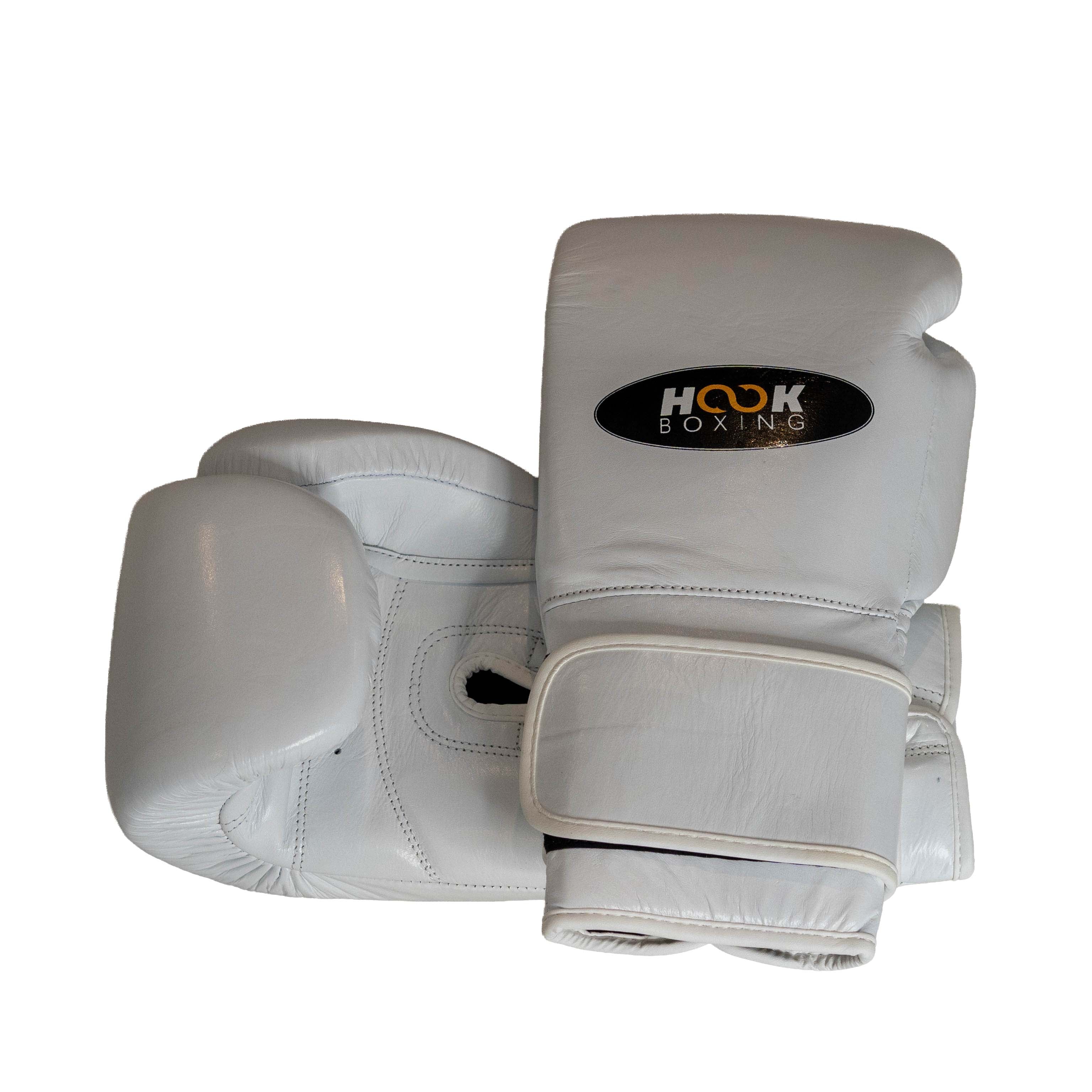 16oz White Strap Glove